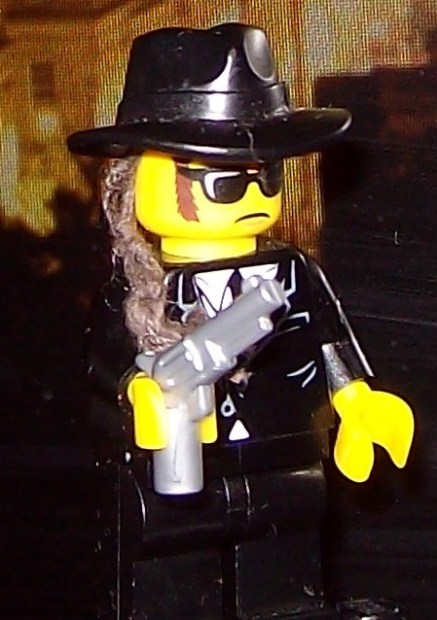 nicely with gun close up