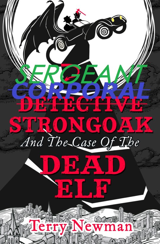 Detective Strongoak book cover joke 2